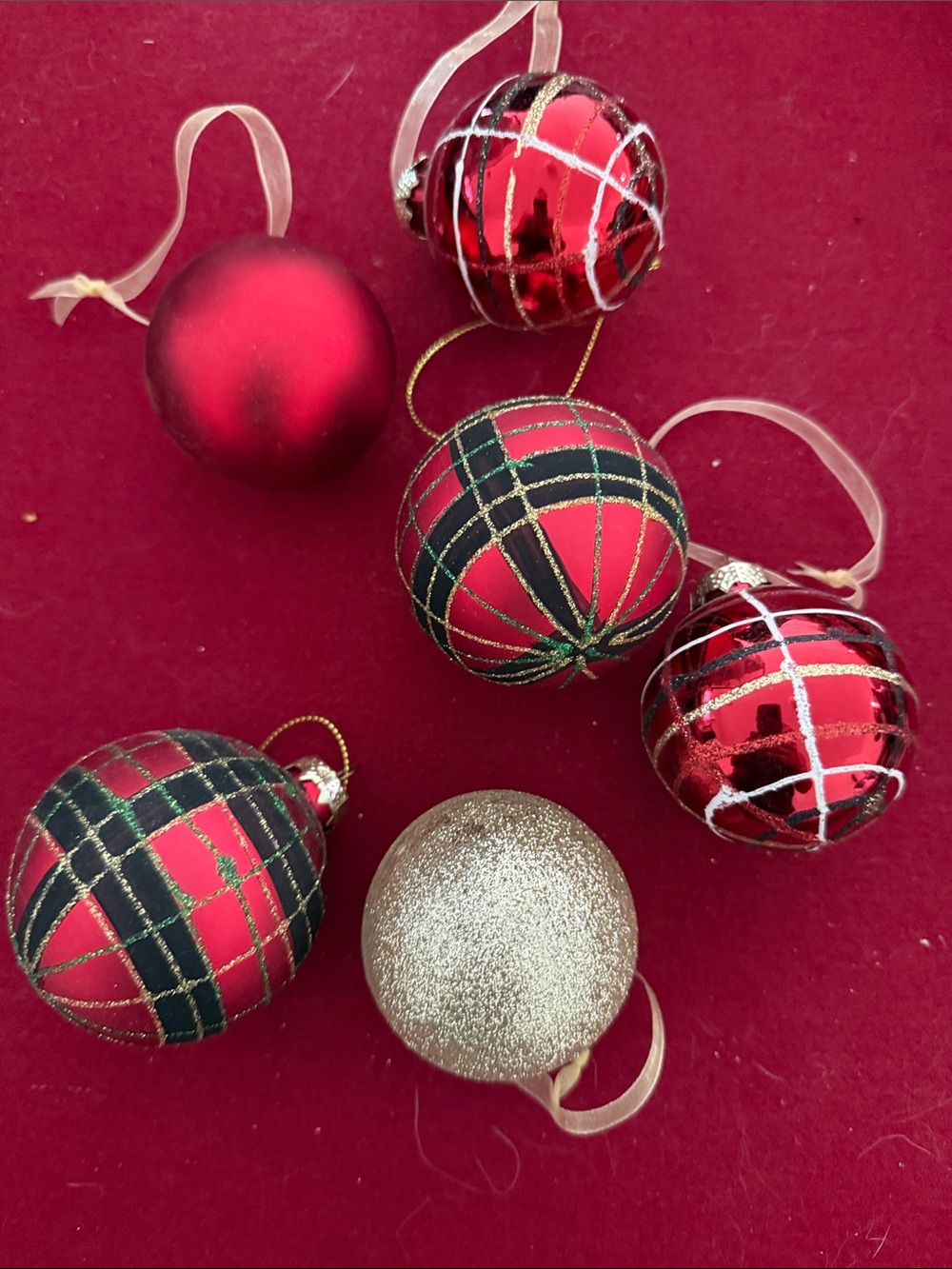 Holiday Red and Gold Christmas Ball Ornament Set - Festive Home Holiday Decor